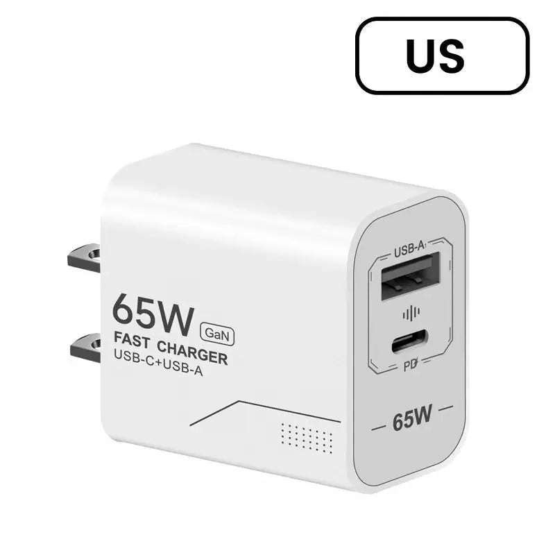 Fast Charging Phone Charger Power Adapter For iPhone Samsung Xiaomi Type C US/EU Plug Wall Charger