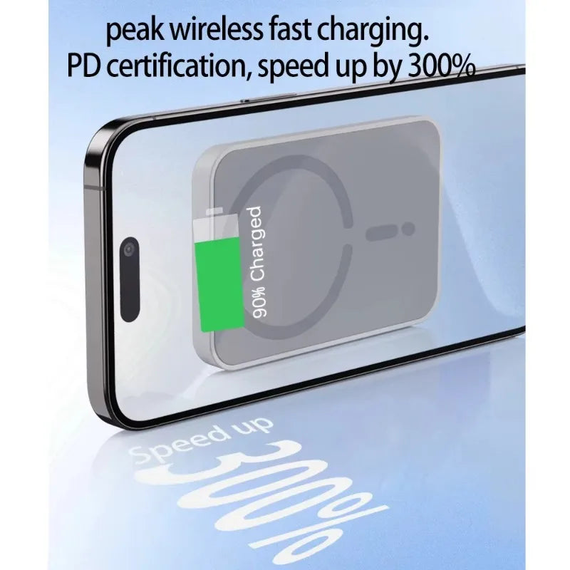 Magnetic Wireless Car Charger Air Outlet Phone Holder for iPhone 17 16 15 14 13 12 Pro Max Fast Wireless Car Charging Station