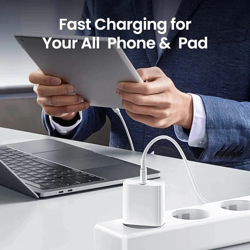 PD 40W Fast Charger For iPhone 17 16 15 14 11 12 13 Pro Max For iPad Fast Charging USB C Cable Type C Data Line Phone Charger