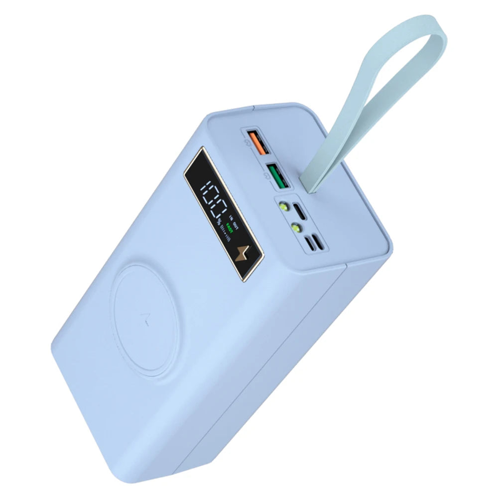 T21 Battery Storage Box 21*18650 with Flashlight Power Bank Case Battery Holder Box Dual USB 18650 Battery DIY Shell Storage