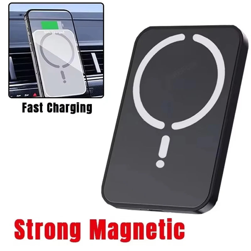 Magnetic Wireless Car Charger Air Outlet Phone Holder for iPhone 17 16 15 14 13 12 Pro Max Fast Wireless Car Charging Station